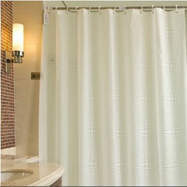 Shower Curtains, 1pc Shower Curtains Modern PEVA Bathroom