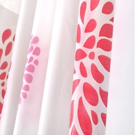 Shower Curtains Neoclassical PEVA Floral Botanical Machine Made