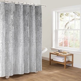 Shower Curtains Modern Polyester Polka Dot Machine Made