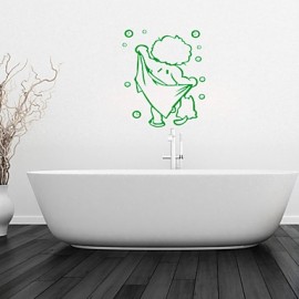 Bathroom Products, 1pc PVC Boutique Stickers & Tapes Other Bathroom Accessories Bathroom