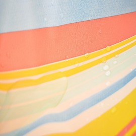 Shower Curtains Neoclassical PEVA Stripe Machine Made