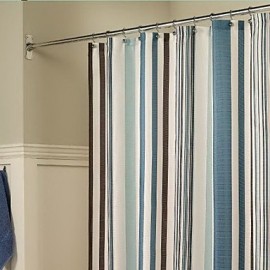 Shower Curtains Modern Polyester Stripe Machine Made
