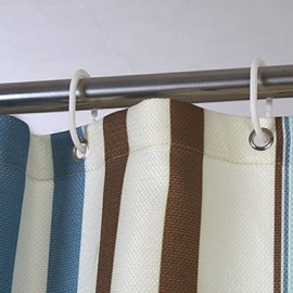 Shower Curtains Modern Polyester Stripe Machine Made