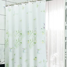 Shower Curtains, 1pc Shower Curtains Modern PEVA Bathroom