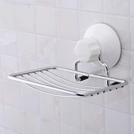 Bathroom Products, 1pc High Quality Contemporary Stainless Steel + A Grade ABS Soap Dishes & Holders Wall Mounted