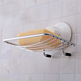 Bathroom Products, 1pc High Quality Contemporary Stainless Steel + A Grade ABS Soap Dishes & Holders Wall Mounted