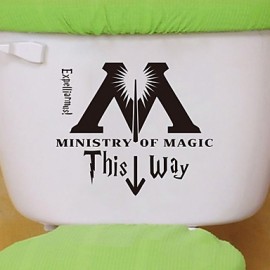 Bathroom Gadgets, 1pc Boutique Cartoon Stickers Toilet Accessories