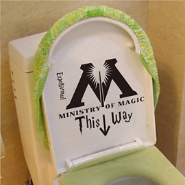 Bathroom Gadgets, 1pc Boutique Cartoon Stickers Toilet Accessories