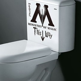 Bathroom Gadgets, 1pc Boutique Cartoon Stickers Toilet Accessories