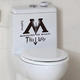 Bathroom Gadgets, 1pc Boutique Cartoon Stickers Toilet Accessories