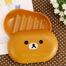 Bathroom Gadgets, 1pc Eco-friendly Novelty Cute Plastic Soap Dishes & Holders