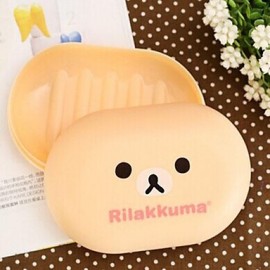 Bathroom Gadgets, 1pc Eco-friendly Novelty Cute Plastic Soap Dishes & Holders