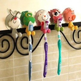 Bathroom Gadgets, 1 pc Plastic Cartoon Creative Bathroom Gadget Bath Organization Bathroom