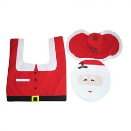 Mats & Rugs, 1set Non-Slip Contemporary Cotton Bathroom Accessory Set