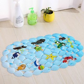 Mats & Rugs, 1pc Modern Bath Mats PVC Contemporary Bathroom Easy to clean