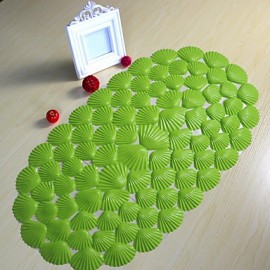 Mats & Rugs, 1pc Modern Bath Mats PVC Contemporary Bathroom Easy to clean