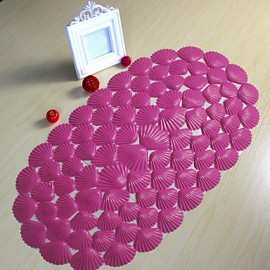 Mats & Rugs, 1pc Modern Bath Mats PVC Contemporary Bathroom Easy to clean