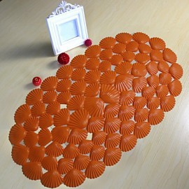 Mats & Rugs, 1pc Modern Bath Mats PVC Contemporary Bathroom Easy to clean