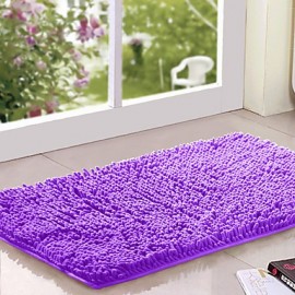 Mats & Rugs, 1pc Casual Bath Rugs Polyester Contemporary Bathroom Easy to clean