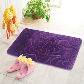 Mats & Rugs, 1pc Casual Bath Rugs Polyester Contemporary Bathroom Easy to clean