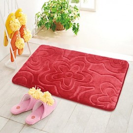 Mats & Rugs, 1pc Casual Bath Rugs Polyester Contemporary Bathroom Easy to clean