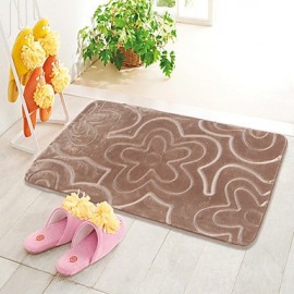 Mats & Rugs, 1pc Casual Bath Rugs Polyester Contemporary Bathroom Easy to clean