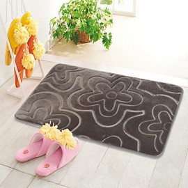 Mats & Rugs, 1pc Casual Bath Rugs Polyester Contemporary Bathroom Easy to clean