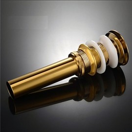 Faucet accessory, Contemporary Brass Pop-up Water Drain Without Overflow, Finish, Ti-PVD
