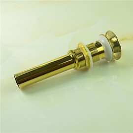 Faucet accessory, Contemporary Brass Pop-up Water Drain Without Overflow, Finish, Ti-PVD