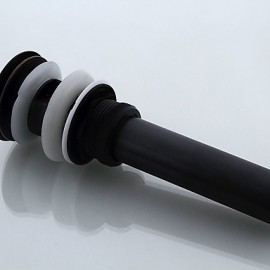 Faucet accessory, Contemporary Brass Pop-up Water Drain With Overflow, Finish, Oil Rubbed Bronze