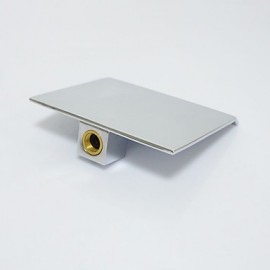 Faucet accessory, Contemporary Brass Spout, Finish, Chrome