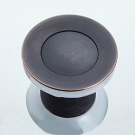 Faucet accessory, Vintage Brass Pop-up Water Drain Without Overflow, Finish, Polished Brass