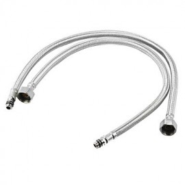 Faucet accessory, Contemporary Stainless Steel Water Intel Supply Hose, Finish, Chrome