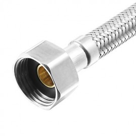 Faucet accessory, Contemporary Stainless Steel Water Intel Supply Hose, Finish, Chrome