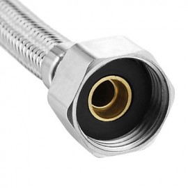Faucet accessory, Contemporary Stainless Steel Water Intel Supply Hose, Finish, Chrome