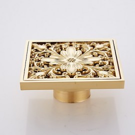 Faucet accessory, Contemporary Brass Floor Drain, Finish, Ti-PVD