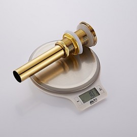 Faucet accessory, Contemporary Brass Pop-up Water Drain Without Overflow, Finish, Ti-PVD