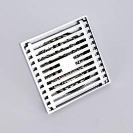 Faucet accessory, Contemporary Brass Floor Drain, Finish, Chrome