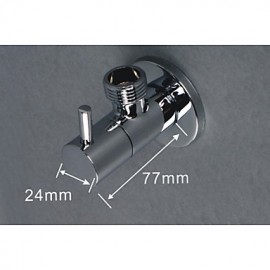 Faucet accessory, Contemporary Brass Threaded Pipe Adapter, Finish, Chrome