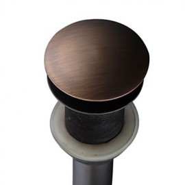 Faucet accessory, Vintage Brass Pop-up Water Drain Without Overflow, Finish, Antique Bronze