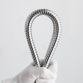 Faucet accessory, Contemporary Stainless Steel Water Supply Hose, Finish, Chrome