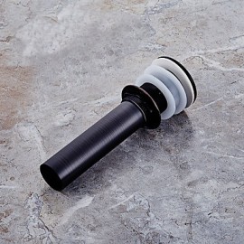 Faucet accessory, Contemporary Brass Pop-up Water Drain With Overflow, Finish, Oil Rubbed Bronze