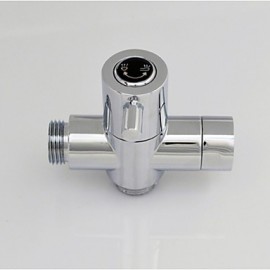 Faucet accessory, Contemporary Brass Threaded Pipe Adapter, Finish, Chrome