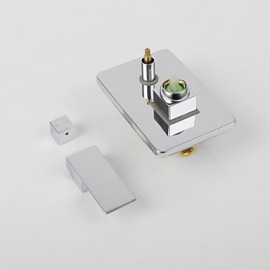 Faucet accessory, Contemporary Brass Hot and Cold Mix Water Valve, Finish, Chrome