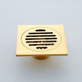 Faucet accessory, Antique Brass Floor Drain, Finish, Ti-PVD