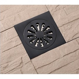 Faucet accessory, Contemporary Brass Floor Drain, Finish, Oil Rubbed Bronze