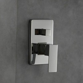 Faucet accessory, Contemporary Brass Hot and Cold Mix Water Valve, Finish, Chrome