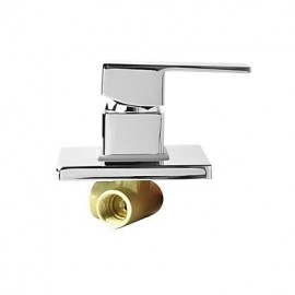 Faucet accessory, Contemporary Brass Hot and Cold Mix Water Valve, Finish, Chrome