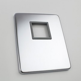 Faucet accessory, Contemporary Brass Hot and Cold Mix Water Valve, Finish, Chrome