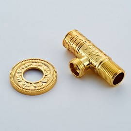 Faucet accessory, Contemporary Brass Control Valve, Finish, Ti-PVD